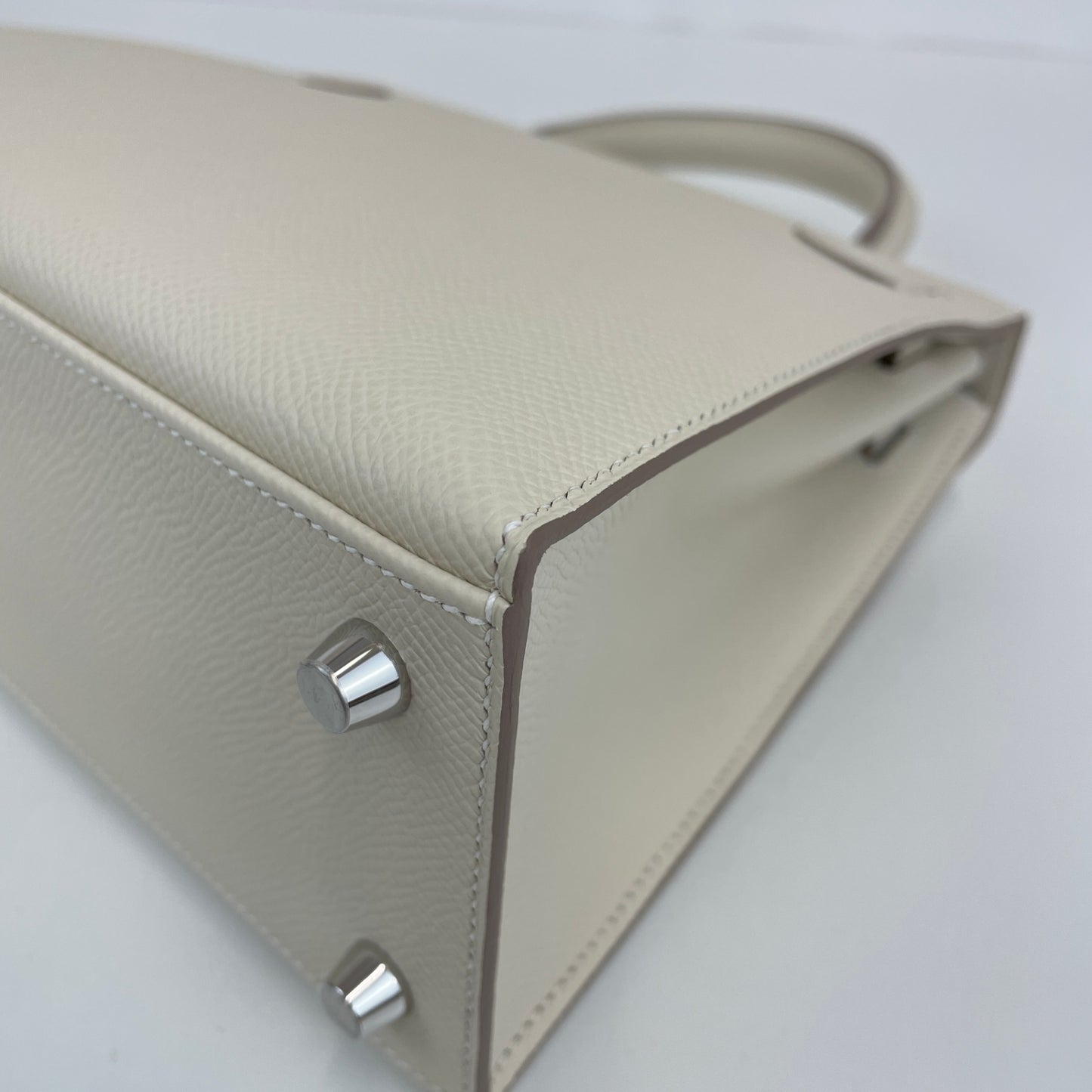 Kelly25 ケリー25 Craie クレ Epsom エプソン PHW シルバー金具 Stamp-W W刻印