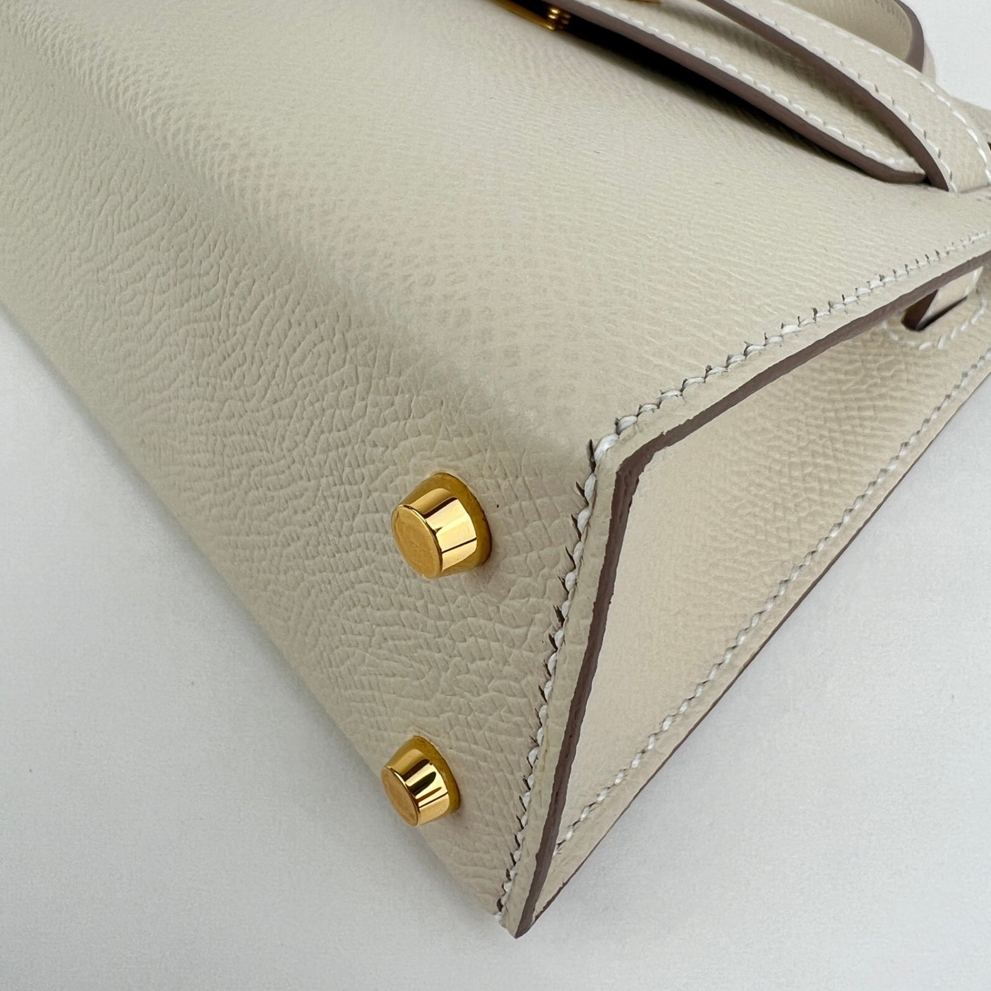 Mini kelly ミニケリー Craie クレ Epsom エプソン GHW ゴールド金具 Stamp-K K刻印