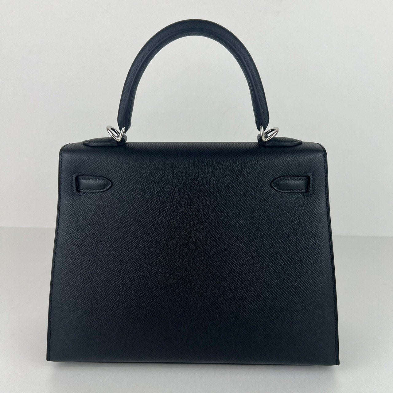 Kelly25 ケリー25 Black ブラック  PHW シルバー金具 Epsom エプソン Stamp-W W刻印