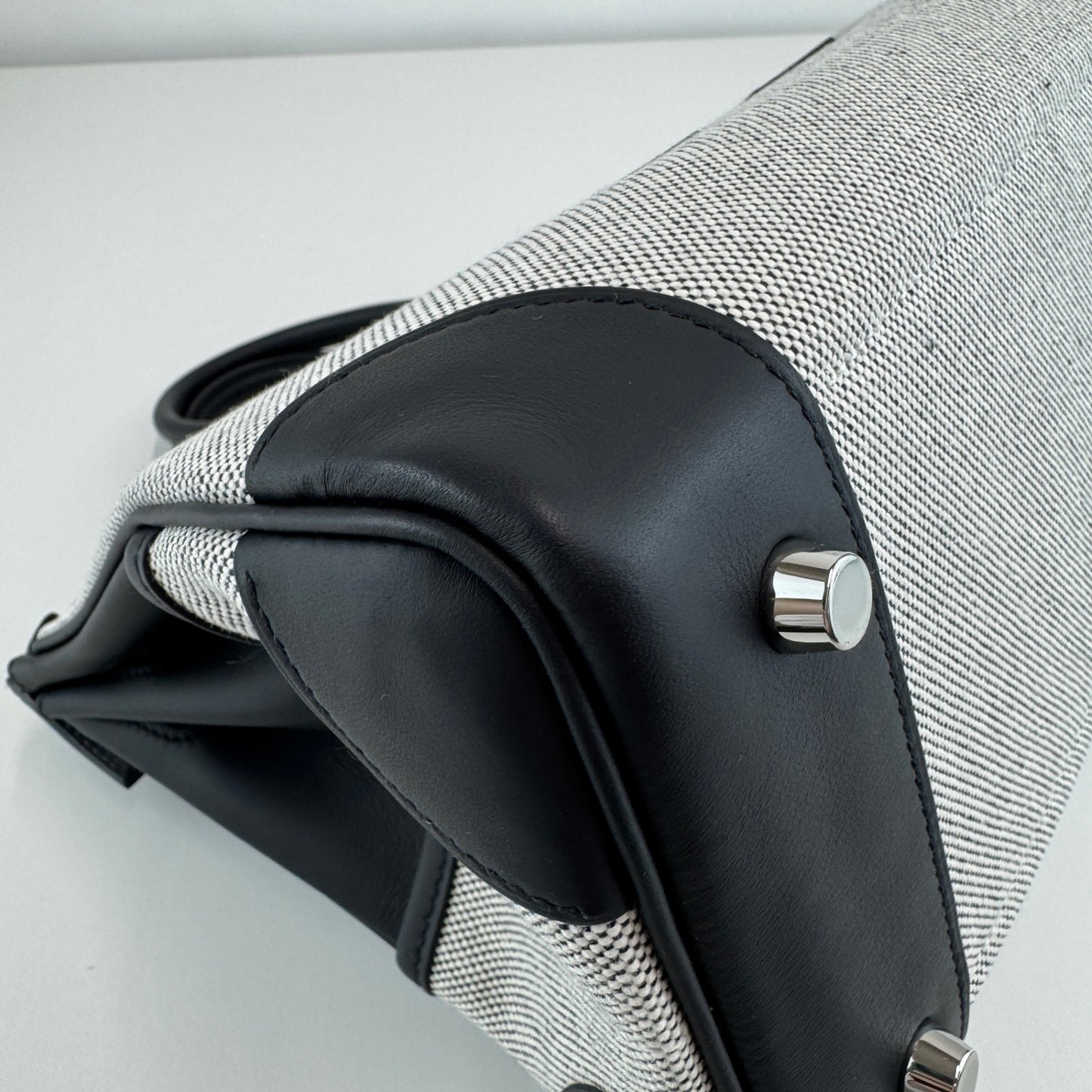 Birkin25 cargo バーキン25カーゴ Black ブラック  PHW シルバー金具 Toile goelan/Swift Stamp-K K刻印