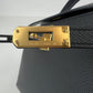 Mini kelly ミニケリー Black ブラック GHW ゴールド金具 Stamp-W W刻印 Epsom エプソン