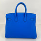 Birkin25 バーキン25 Blue hydra ブルーイドラ GHW ゴールド金具 Stamp-W W刻印 Togo トゴ
