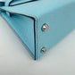 Mini Kelly ミニケリー Bleu zephyr ブルーゼフィール PHW シルバー金具