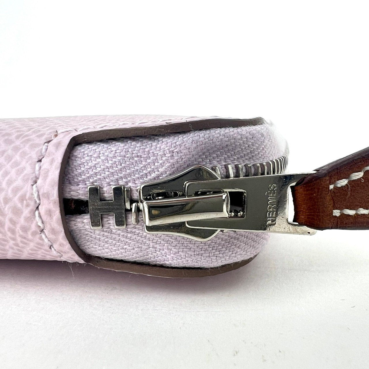 AZAP SILKIN LONG　アザップ シルクイン ロング Stamp-B　B刻印 Epsom　エプソン Mauve Pale　モーヴペール　SV925　シルバー金具 長財布