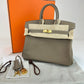 バーキン25 Birkin 25　B刻 Stamp-B　エトープ Etoupe　ゴールド金具 Gold Hardwear　スイフト Swift