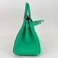 Birkin25 バーキン25 Menthe ミント Swift スイフト PHW シルバー金具 U刻印