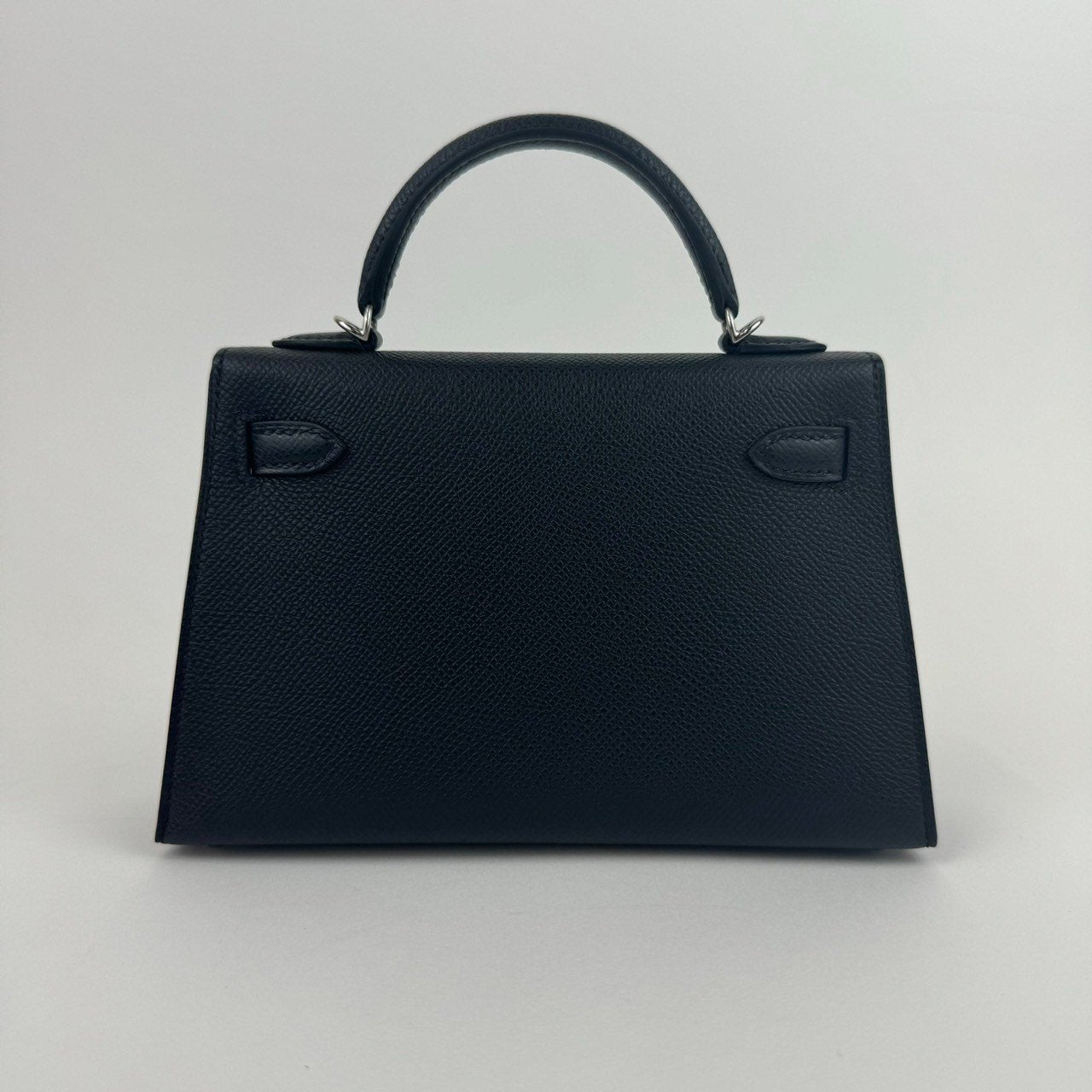 Mini Kelly ミニケリー Black ブラック Epsom エプソン PHW シルバー金具 B刻 2wayバッグ ショルダーバッグ