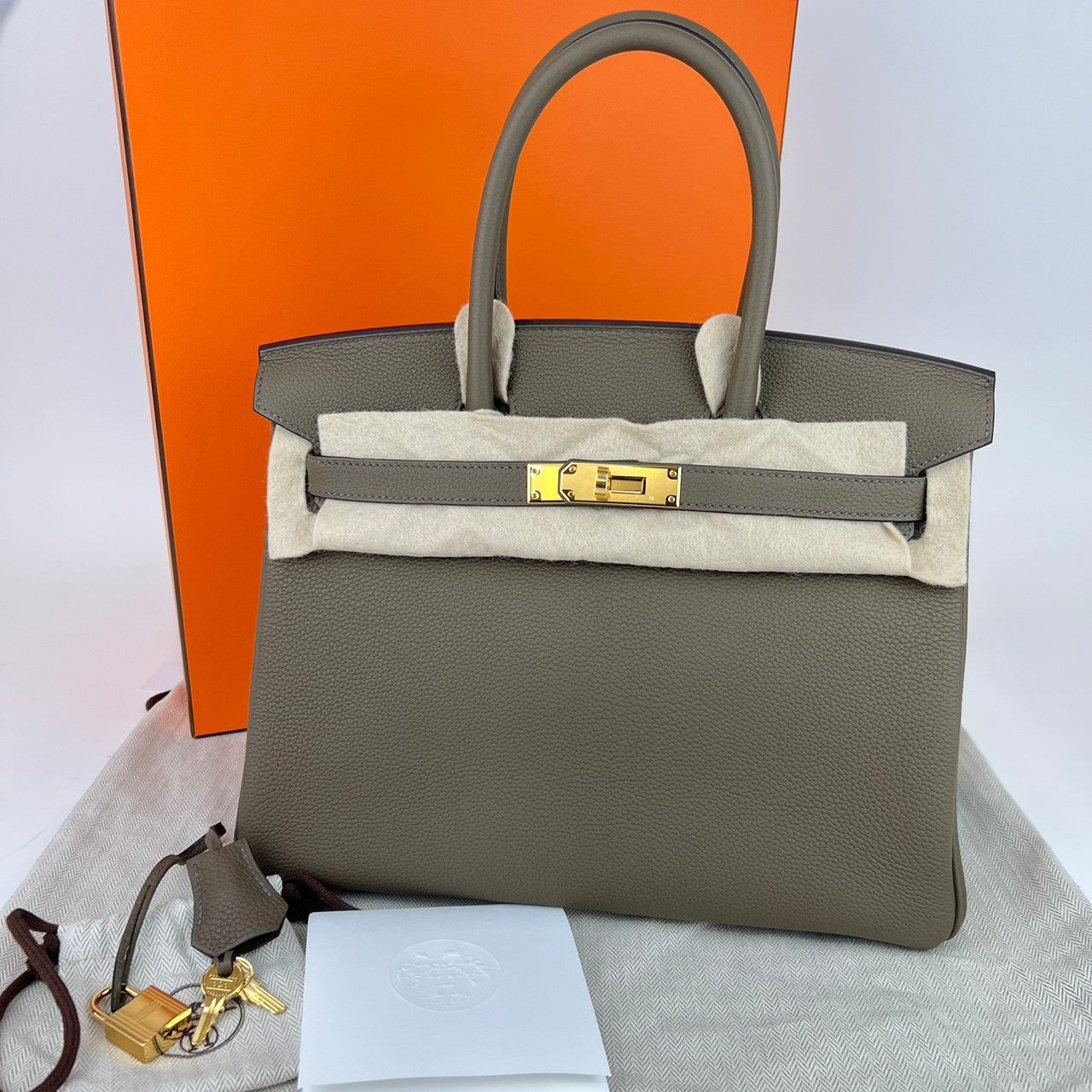 Birkin30 バーキン30 Toundra ツンドラ Togo トゴ GHW ゴールド金具 B刻印