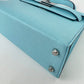 Mini Kelly ミニケリー Bleu zephyr ブルーゼフィール PHW シルバー金具