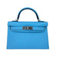 Mini Kelly ミニケリー Celeste セレステ Epsom エプソン PHW シルバー金具 B刻