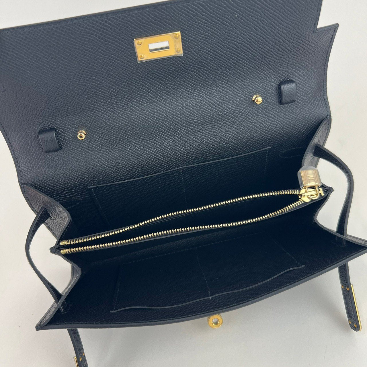 kelly to go ケリートゥーゴー Black ブラック GHW ゴールド金具 B刻 長財布