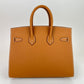 Birkin 25 Sellier バーキン25セリエ Gold ゴールド Epsom エプソン PHW シルバー金具