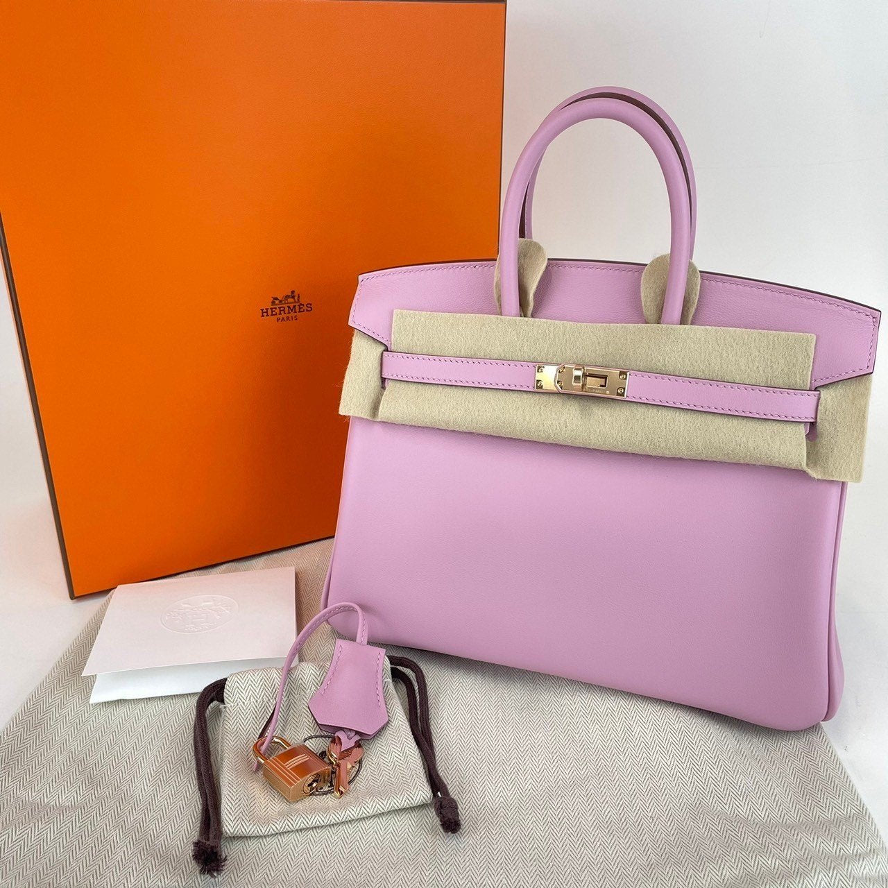 Birkin25 バーキン25 Mauve sylvestre モーヴシルヴェストル RGHW ローズゴールド金具 B刻