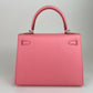 Kelly25 Sellier ケリー25 セリエ Epsom エプソン Rose Confetti ローズコンフェッティ PHW シルバー金具 U刻