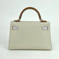 Mini kelly trico ミニケリー Craie クレ Epsom エプソン PHW シルバー金具 B刻