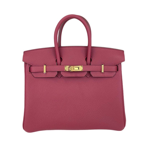 Birkin25 バーキン25 Ruby ルビー Togo トゴ GHW ゴールド金具 B刻 ハンドバッグ