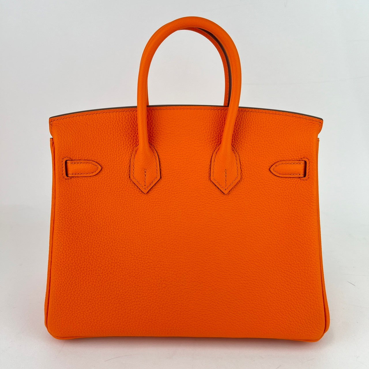 Birkin25 バーキン25 Orangeminium オレンジミニウム PHW シルバー金具 B刻